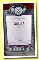 Caol Ila 1993/2012 (56.1%, Malts of Scotland, sherry hogshead, cask #MoS 12037, 225 bottles)